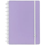 CADERNO LILÁS PASTEL