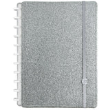 Caderno Let's Glitter Silver