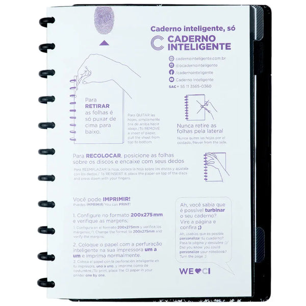 Cuaderno Inteligente CI Mapamundi by Gocase A4